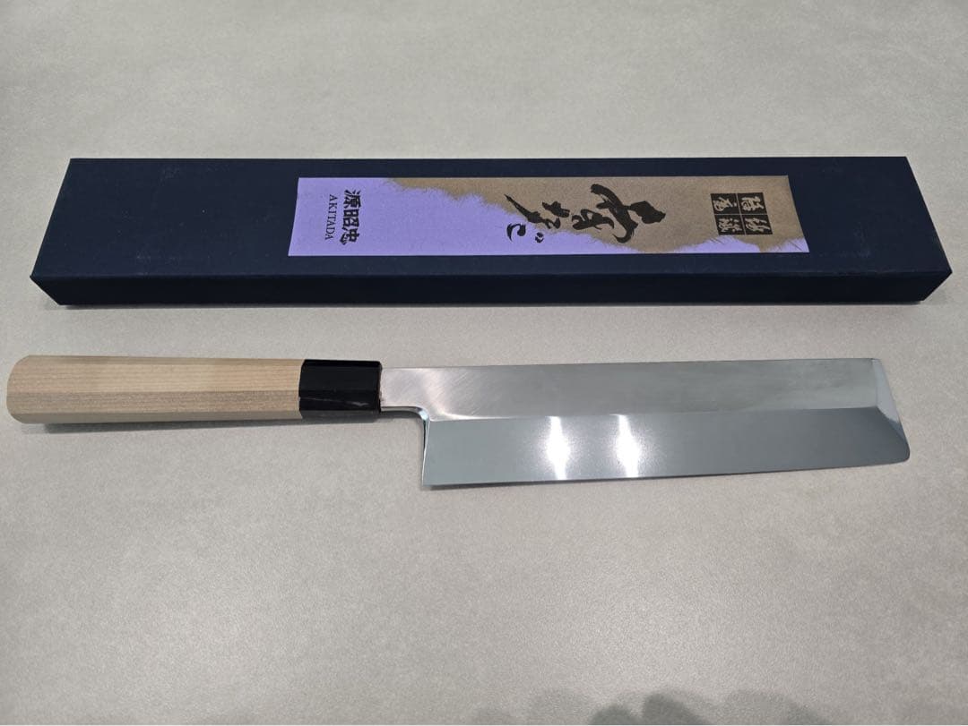 水野鍛錬所　関東型　薄刃　VG-10全鋼　210mm 水野鍛錬所 関東型 薄刃 VG-10全鋼 225mm - メルカリ