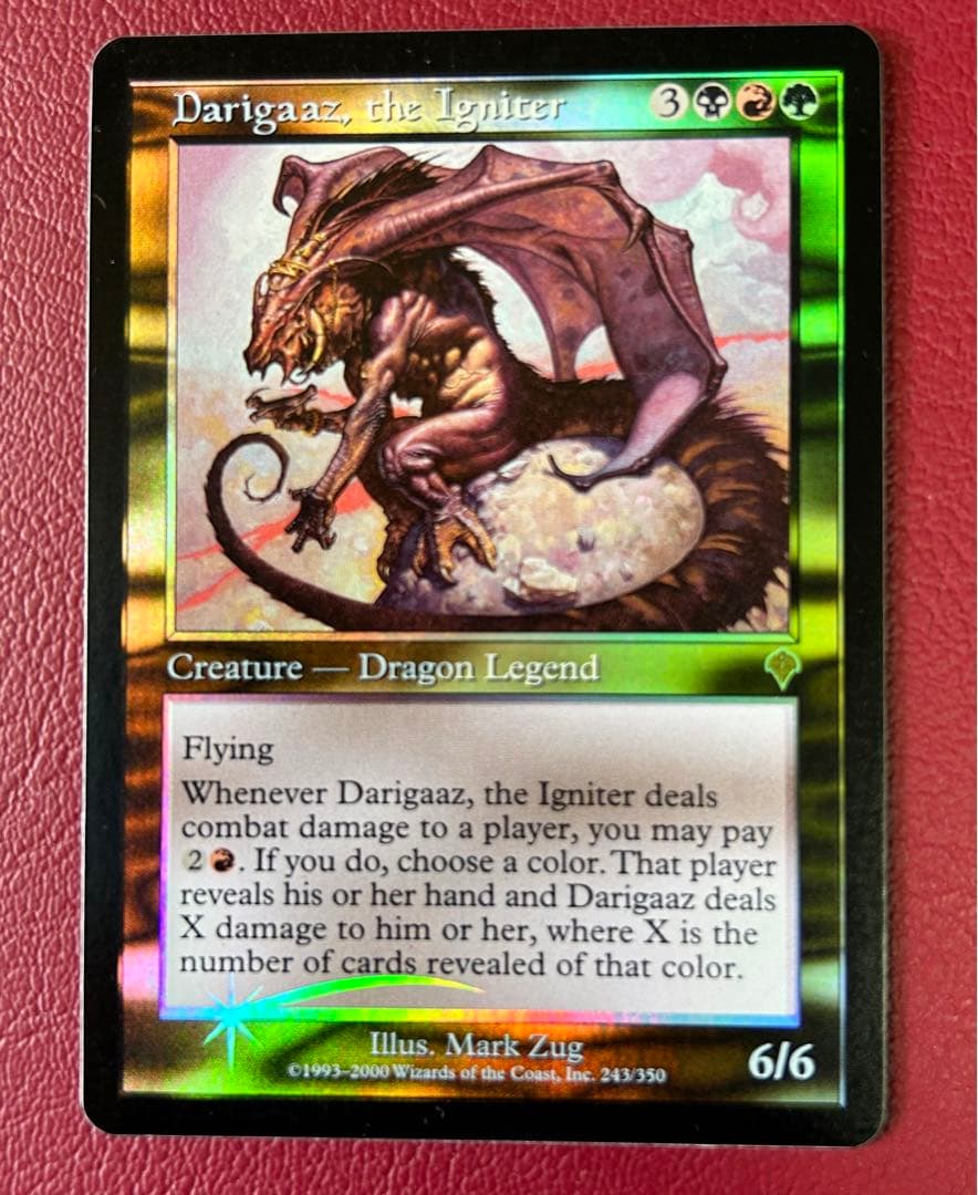 mtg 点火するものデアリガズ 英語　foil 1枚 マジック：ザ・ギャザリング - ☆点火するものデアリガズ 英語1枚の