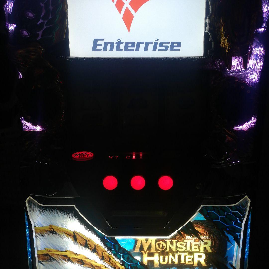 本日限りの値段 モンハン月下雷鳴メダルレス エンターライズ モンスターハンター月下雷鳴実機 【コイン不要機付き】