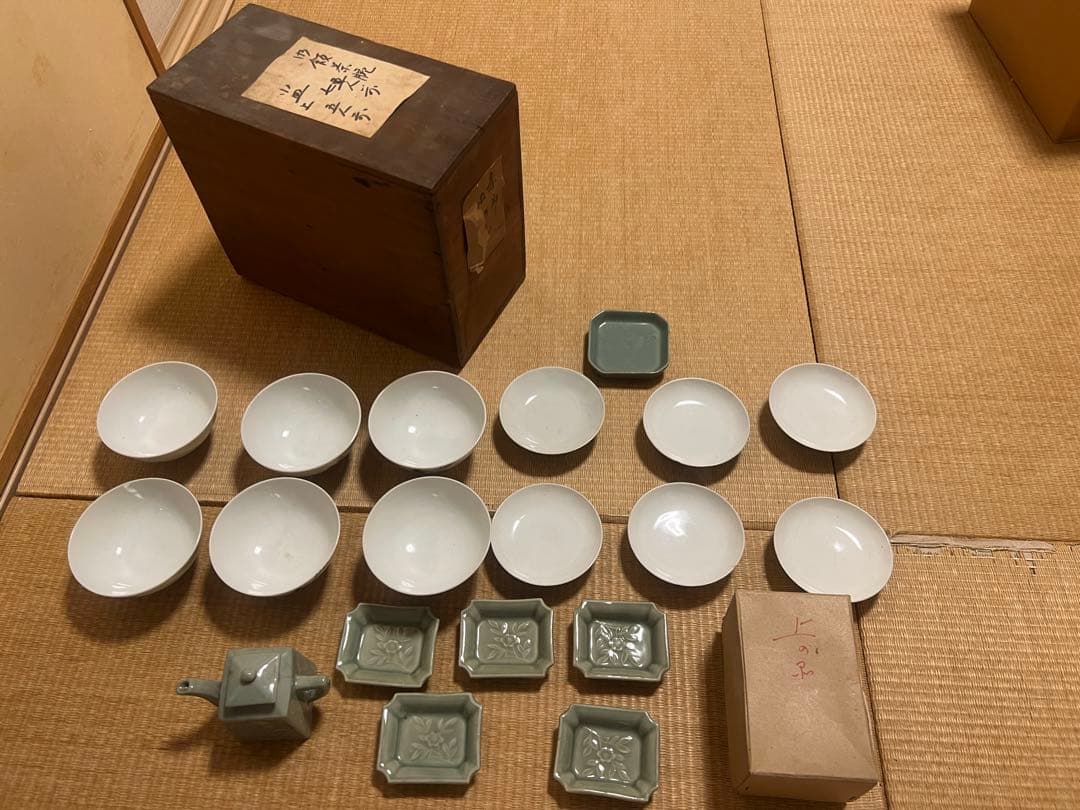 茶碗セット 焼き物 骨董品 有田焼】睦揃（夫婦茶碗セット）染錦吉祥松竹梅図