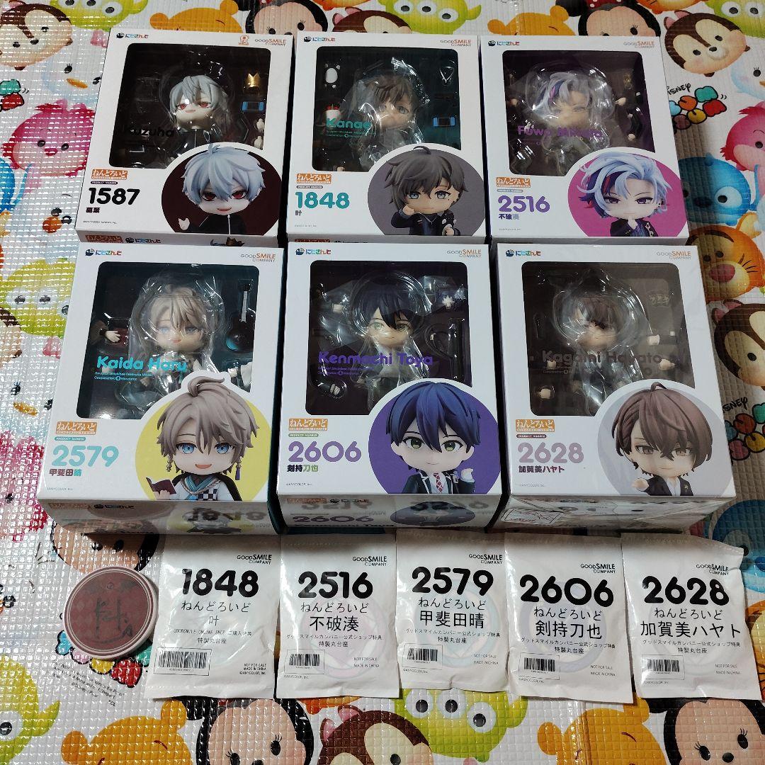 ねんどろいど　にじさんじ　葛葉　叶　不破湊　甲斐田晴　剣持刀也　加賀美ハヤト ねんどろいど にじさんじ 葛葉 叶 不破湊 甲斐田晴 剣持刀也 加賀美