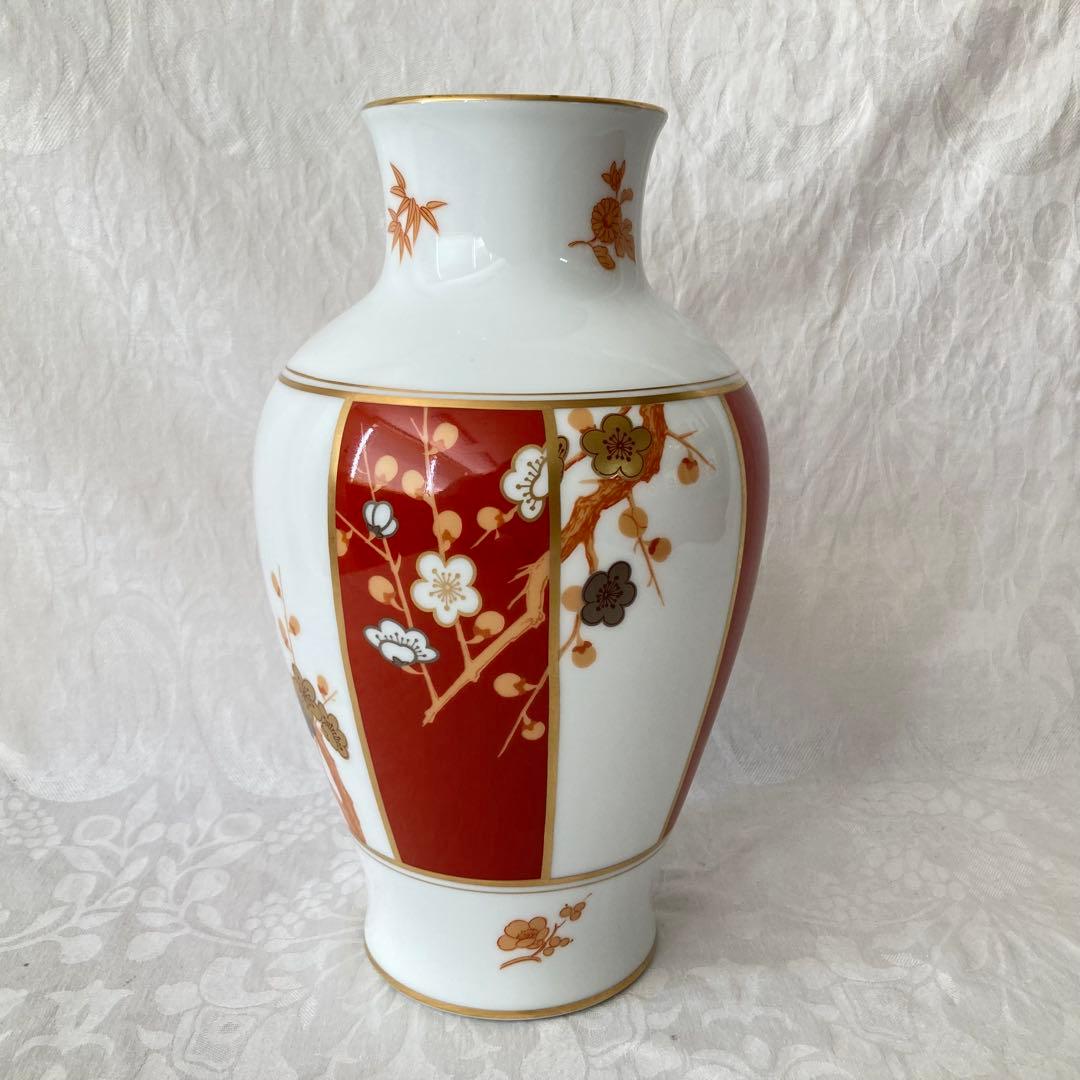 【大倉陶園】フランクリン ポーセリン 四君子之内 梅 花瓶 Amazon.co.jp: FRANKLIN PORCELAIN フランクリンポーセリン 大倉陶園