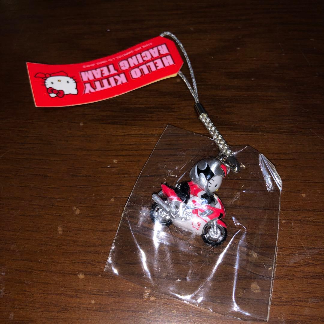 ハローキティ　ご当地キティ バイク ストラップ RACING TEAM 2001 キティ ご当地キティ 北陸 蟹 ハローキティ サンリオ ストラップ