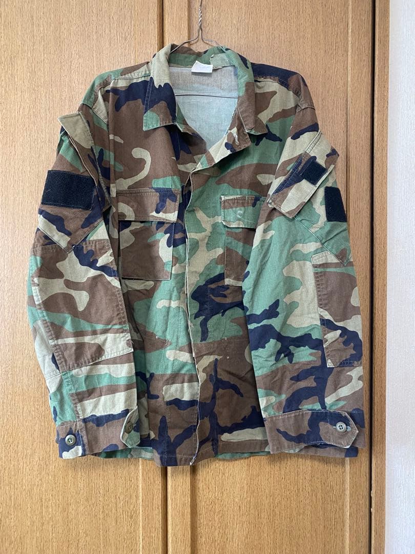 L-R 米軍実物　ウッドランド　BDU カスタム　ミリタリージャケット　ARMY MILITARY（ミリタリー） 実物 USED 米軍 BDU WOODLAND CAMO ジャケット