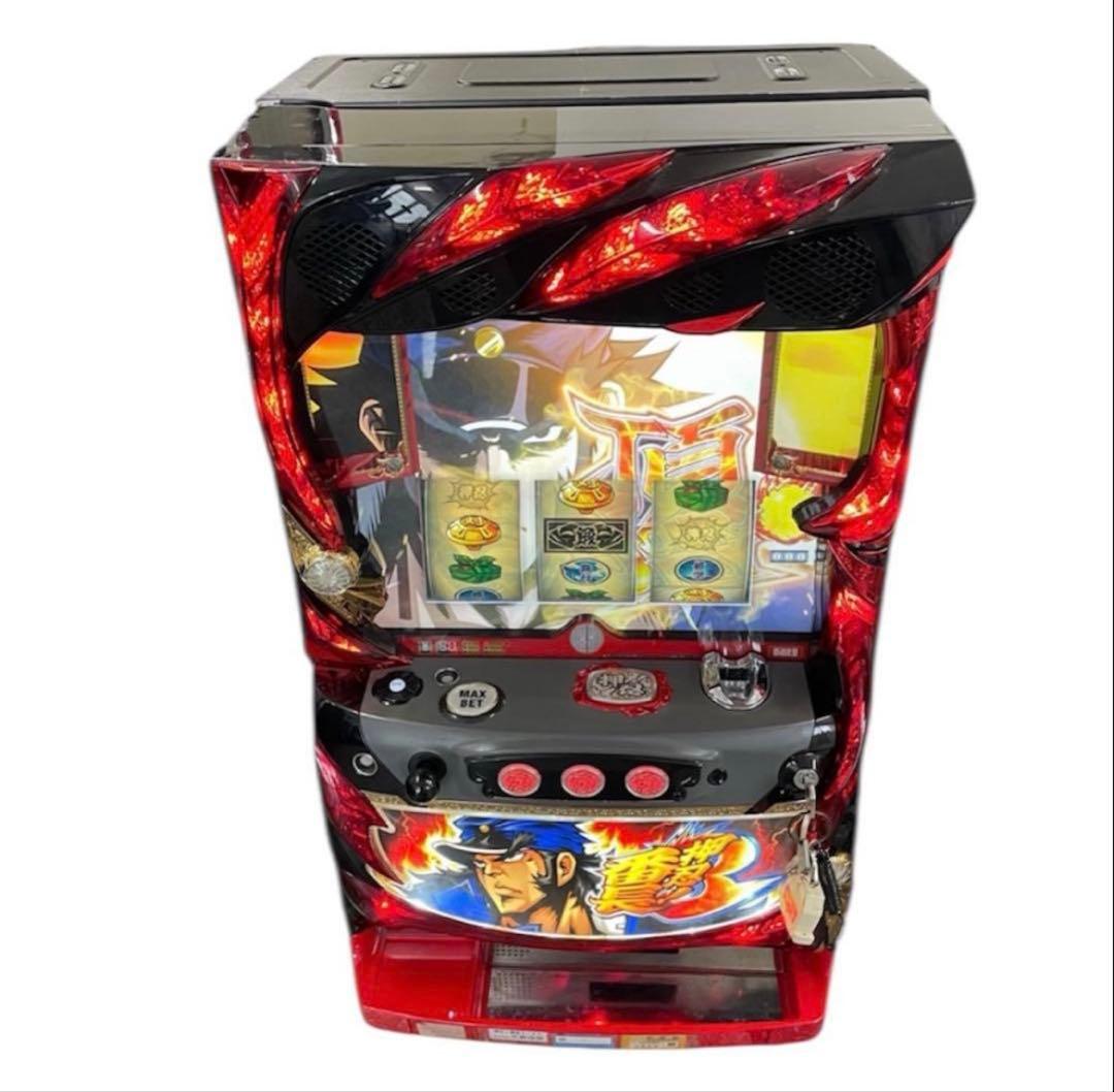 パチスロ　押忍！番長3 実機　メダル使用 押忍!番長3 おすばん オスバン コイン不要機＆ゲーム数カウンター