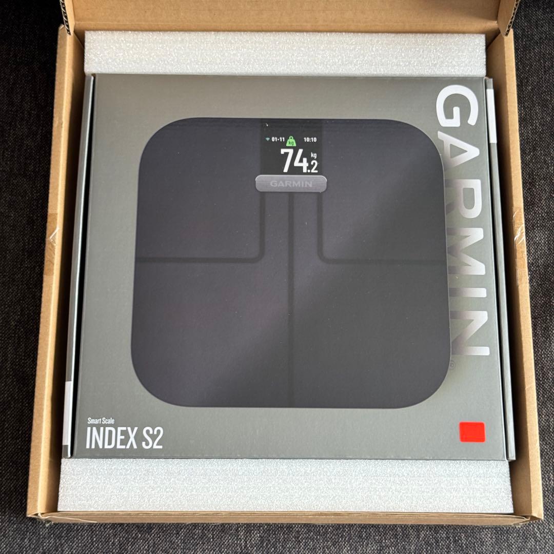 新品 GARMIN INDEX S2 スマートスケール 体組成計 ガーミン GARMIN（ガーミン） Index S2 Smart Scale Black 【日本正規品】 010