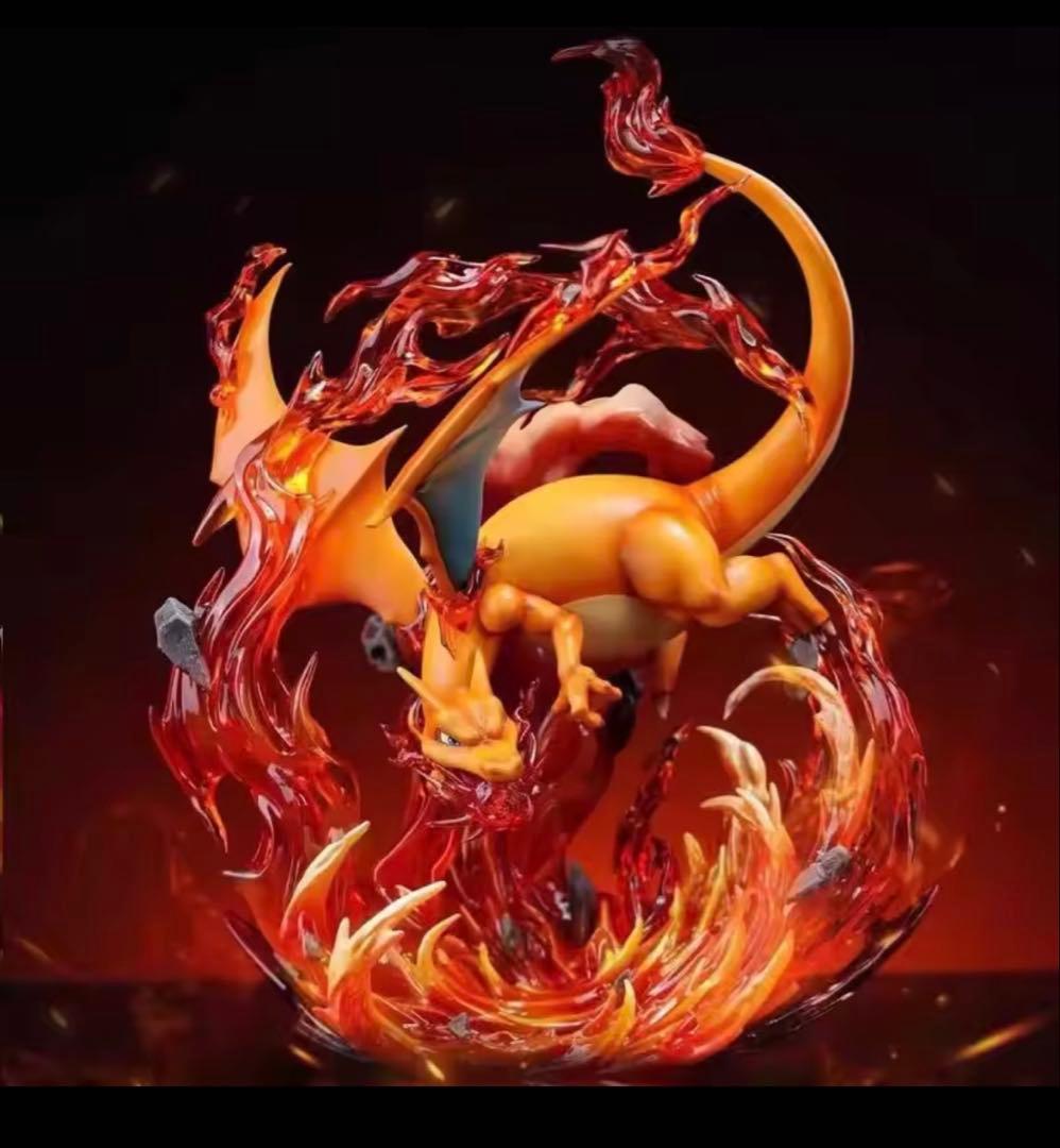 ポケモン リザードン フィギュア 炎エフェクト ポケモン：リザードンがアクションフィギュアに フレアドライブや