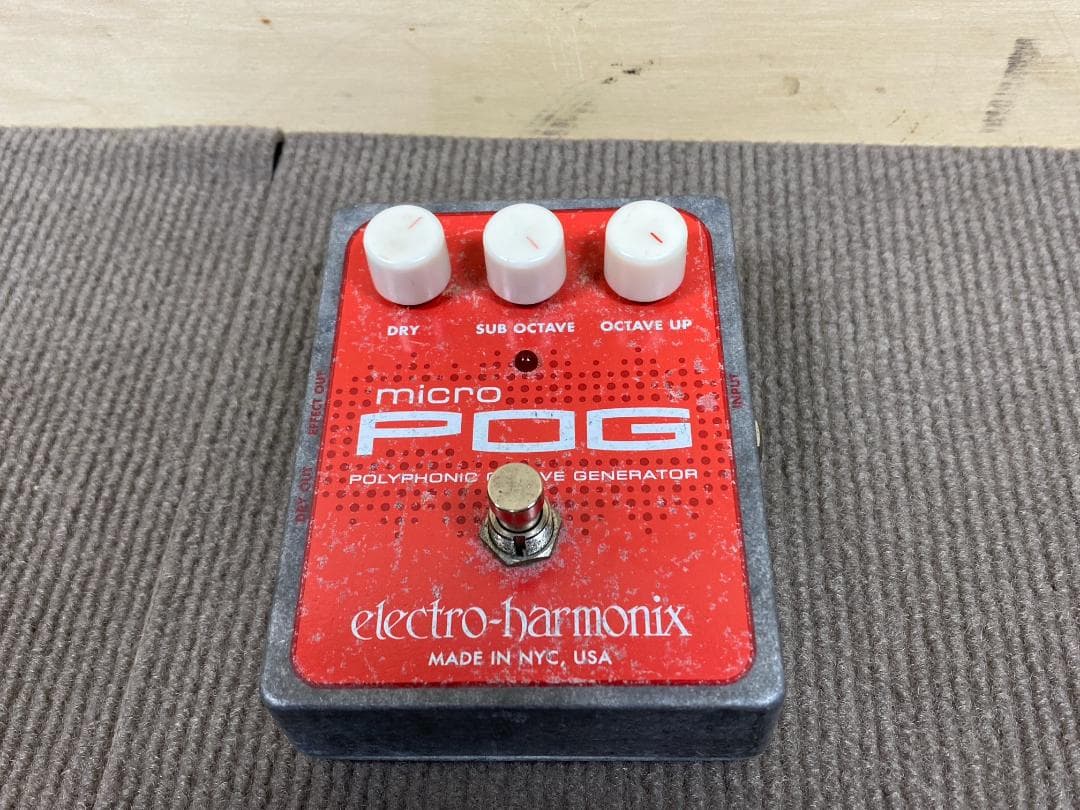 07 electro harmonix micro POG オクターバー Electro Harmonix MICRO POG オクターバー エレハモ ｜イケベ楽器店