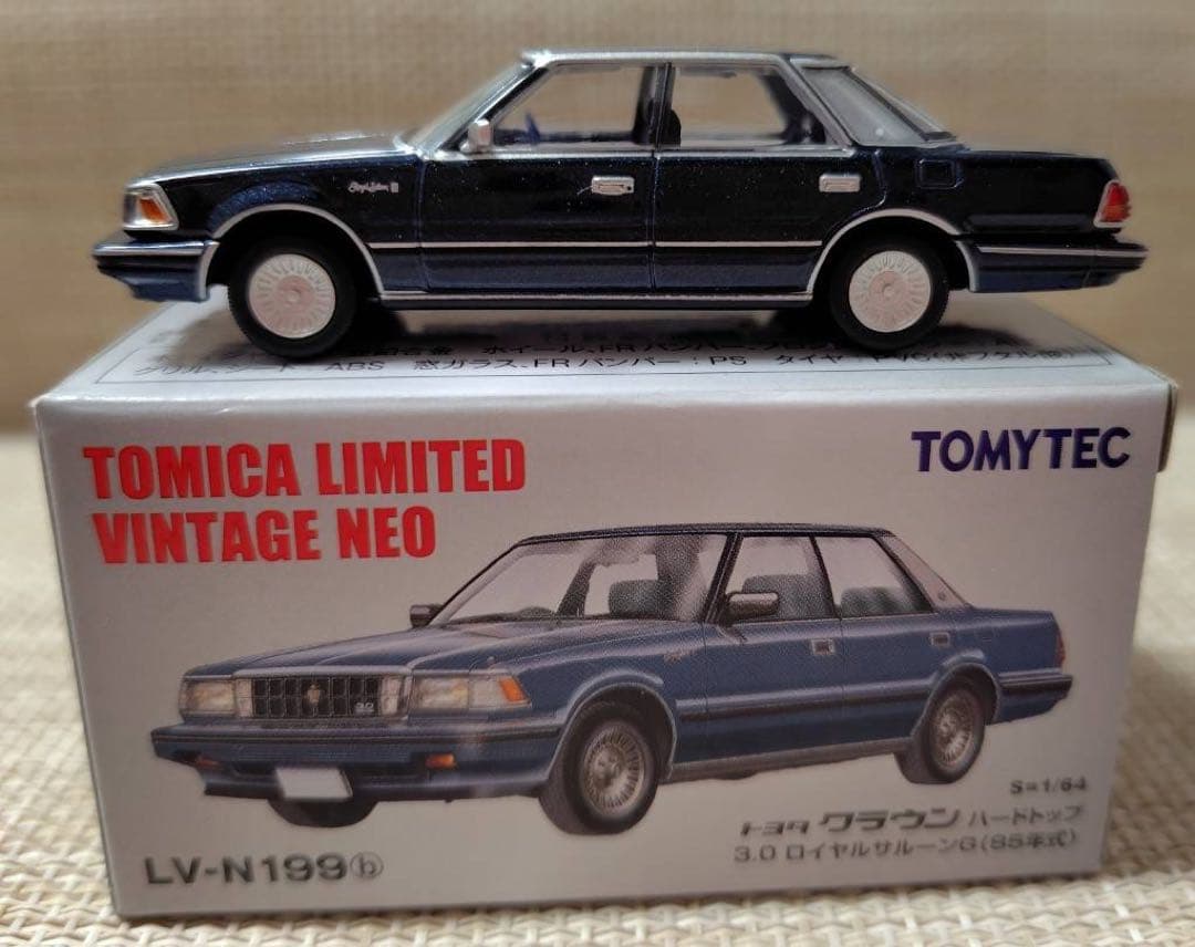TLヴィンテージLV-N199b トヨタクラウン4HT 3.0ロイヤルサルーンG トミカリミテッドヴィンテージ NEO LV-N199b トヨタクラウン 3.0
