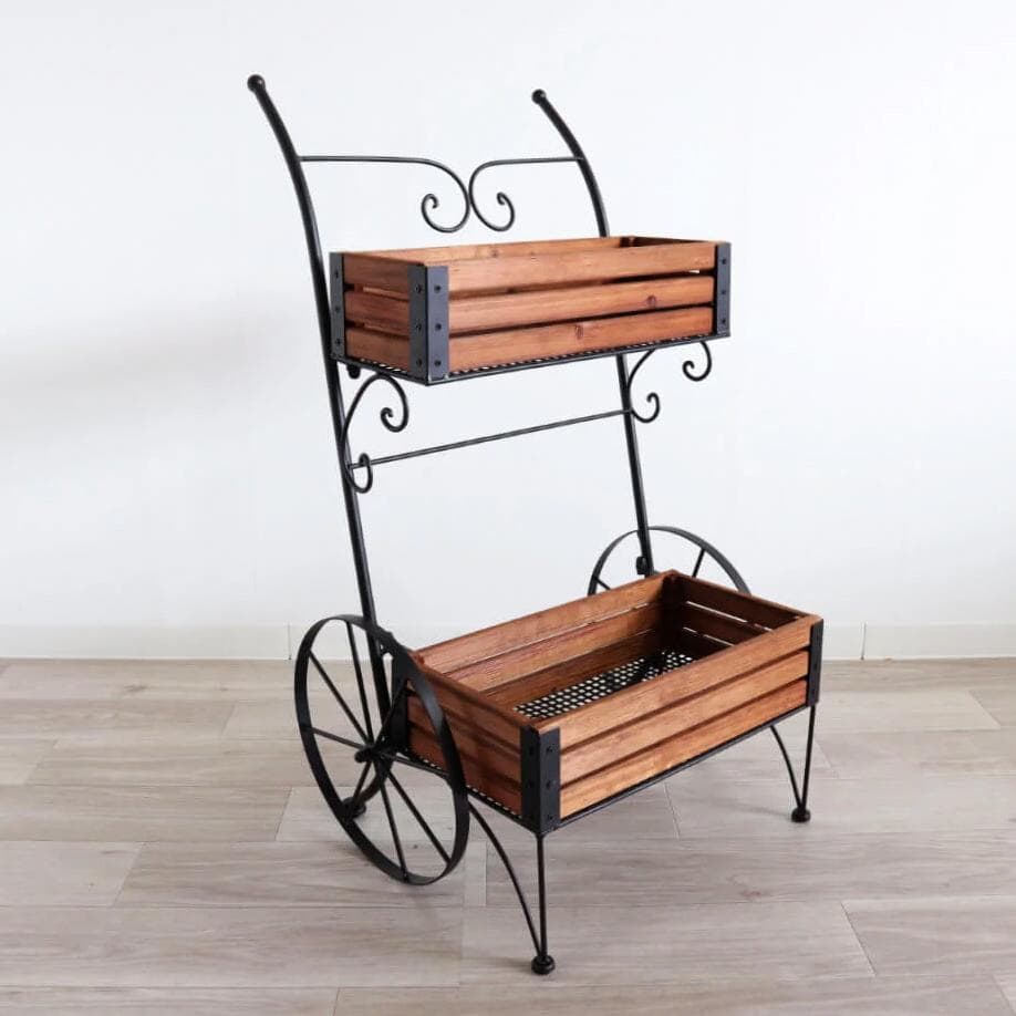 花車型プランターラック ヨーロピアン Amazon.co.jp: フラワースタンド プランタースタンド 花台 鉄製 錆び