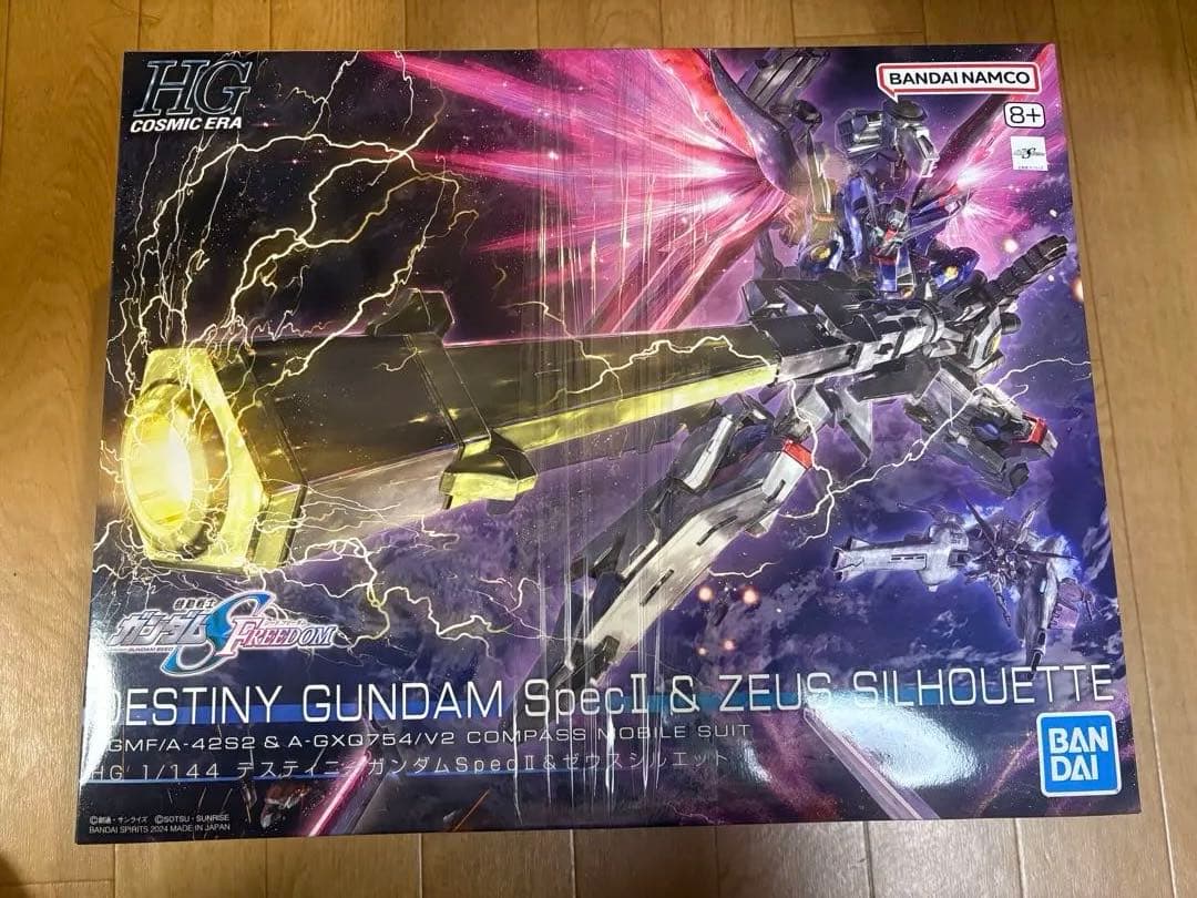 HG 1/144 デスティニーガンダムSpecII&ゼウスシルエット新品未開封品 HG 1/144 デスティニーガンダムSpecII&ゼウスシルエット｜バンダイ
