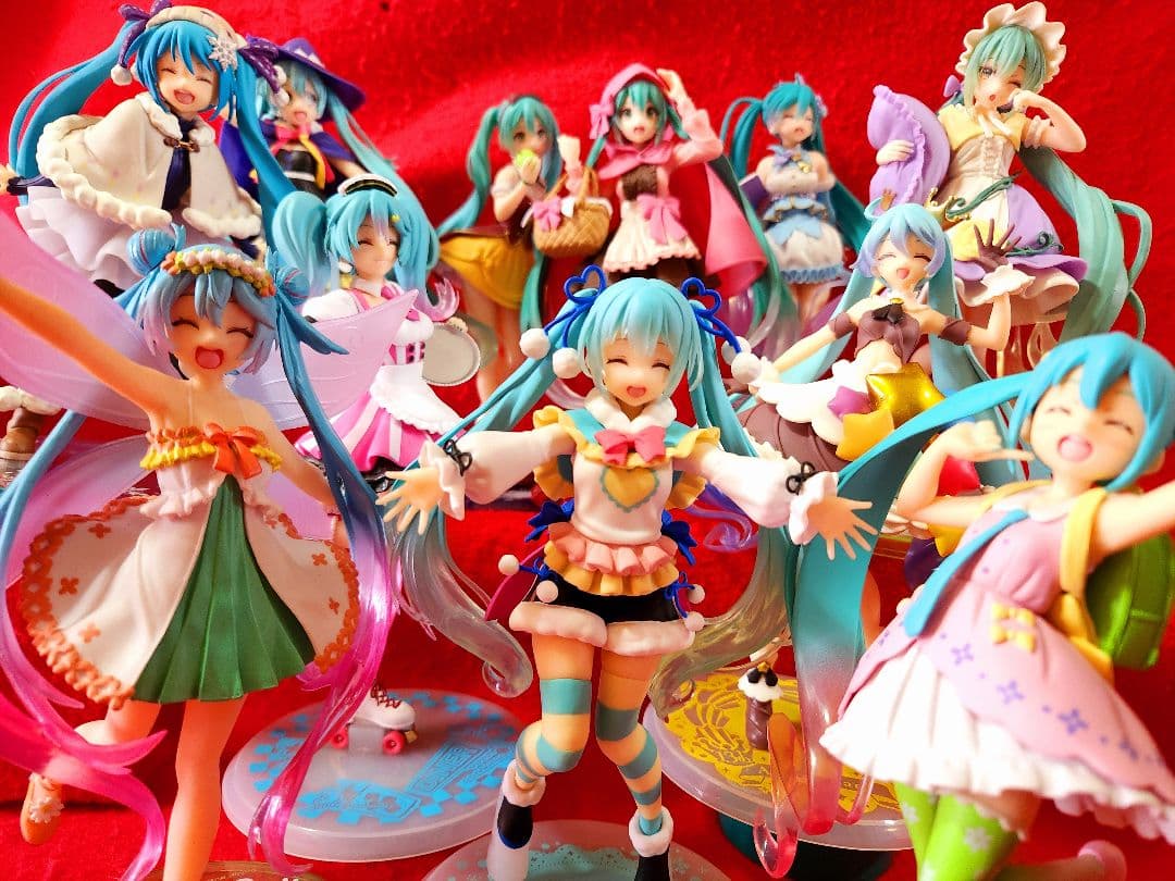 初音ミク　フィギュア　まとめ　タイトーオンクレver. 　１１体 Amazon | タイトー 初音ミク フィギュア 3rd season autumn ver. 全1種