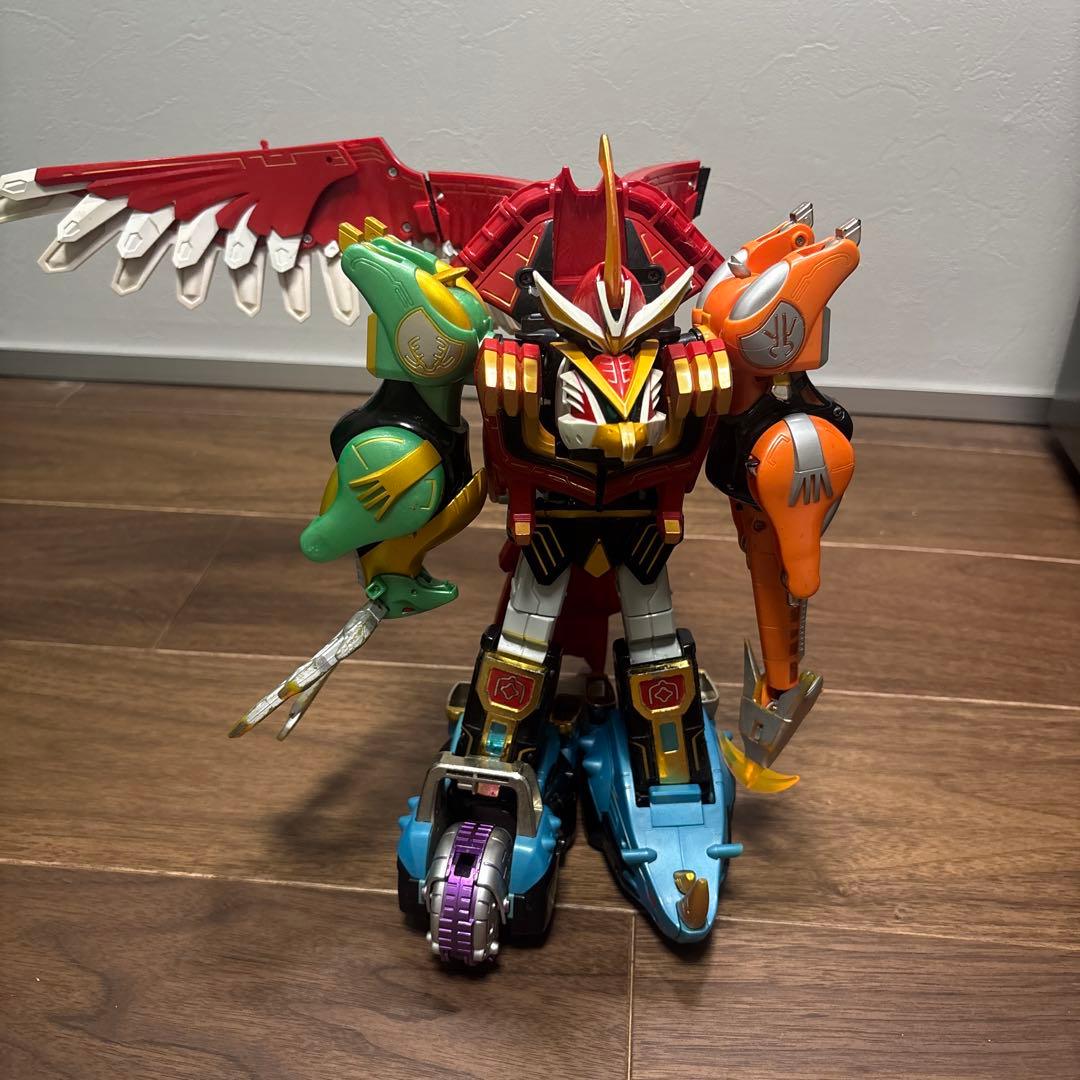 ガオレンジャー　ガオイカロス 百獣戦隊ガオレンジャー 百獣合体 DXガオイカロス [箱・説なし/キズ