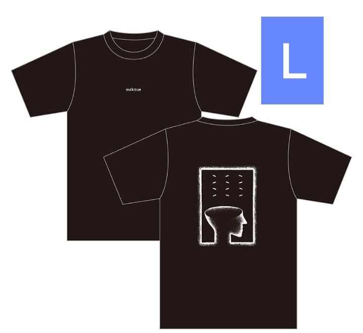 jjj maktub Tシャツ ブラック Ｌサイズ　新品未使用 その他ブランド(ソノタブランド) / maktub/JJJ/Tシャツ/L/コットン
