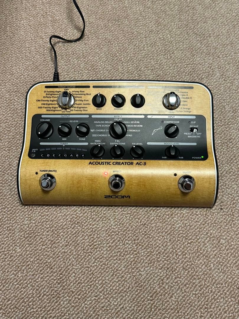 ギター ZOOM ACOUSTIC CREATOR AC-3 AC-3 Acoustic Creator | ZOOM