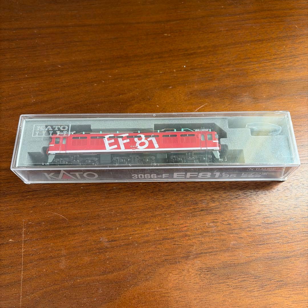 KATO 3066-F EF81 95（スロットレスモーター搭載） KATO 3066-F EF81 95 レインボー塗装機 入線 | 約40年ぶりのNゲージ