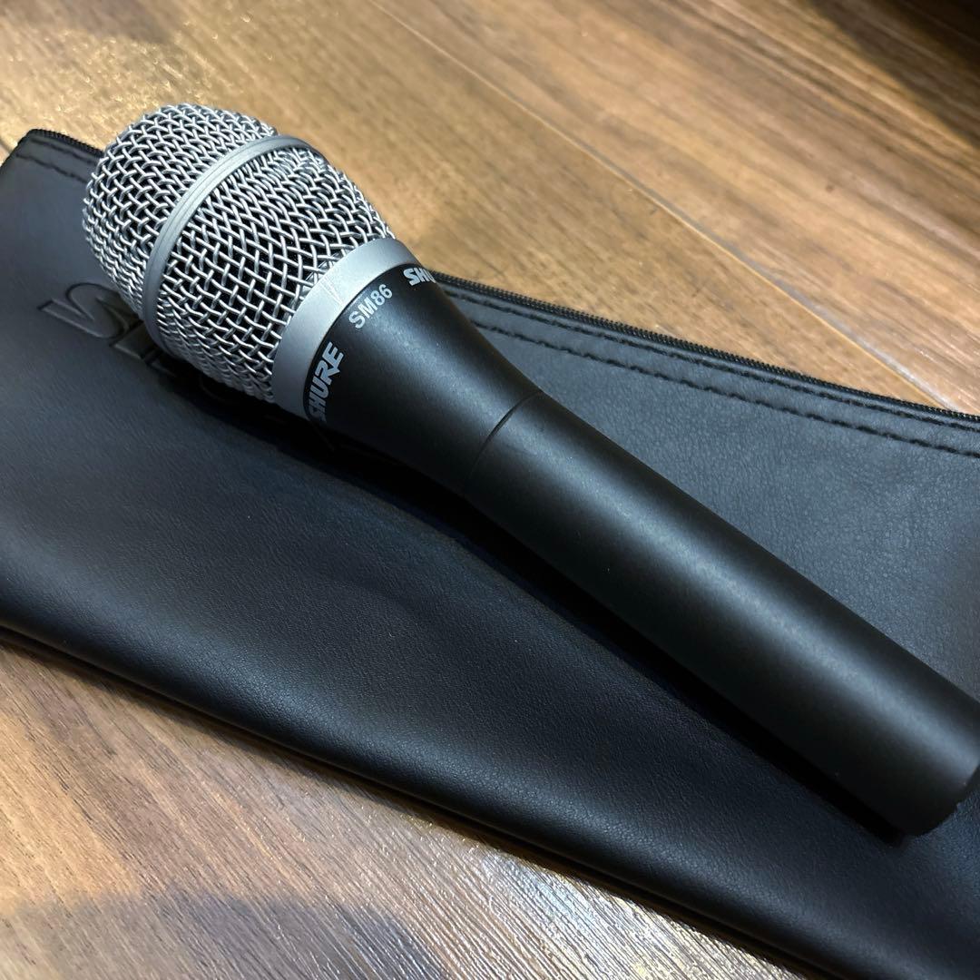 美品 Shure SM86 (ハンドヘルドコンデンサーマイク) Shure SM86 Cardioid Condenser Handheld Vocal Microphone | Sweetwater