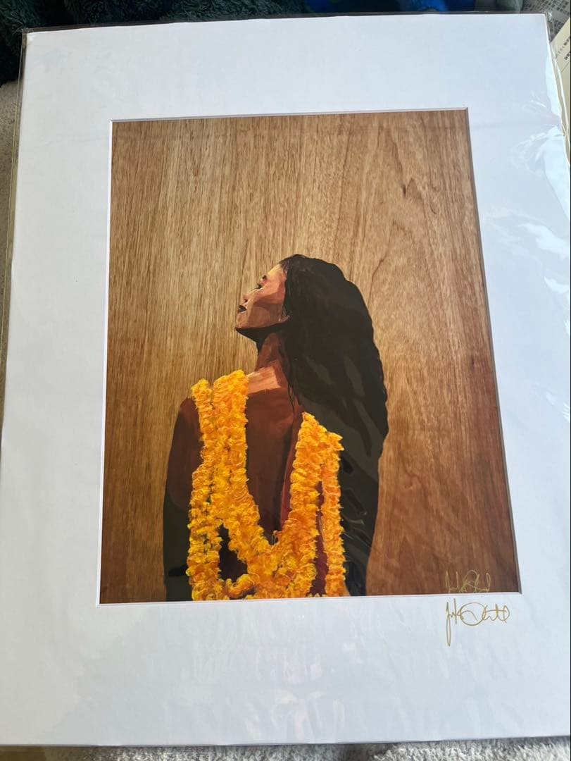 ジャッキー　サバト　 絵画　イラスト　ハワイ　大きめ　Lサイズ 楽天市場】絵画 アート 絵 ハワイ A4 インテリア マットフレーム