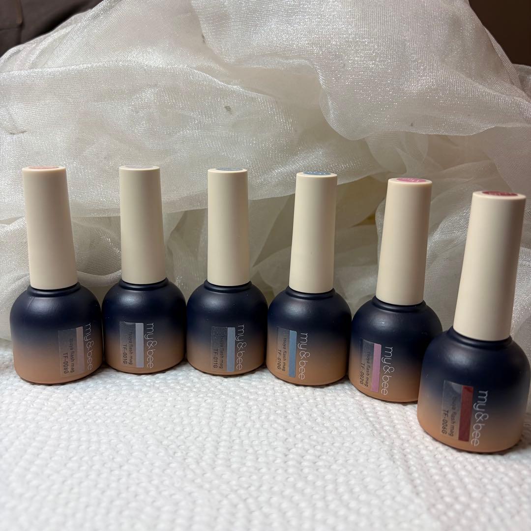 my＆bee マイビー　つやフラッシュ　01.02.06.08.10.11 my&bee マイビー つやフラッシュマグ 8ml 011 TF-011G / NESオンライン