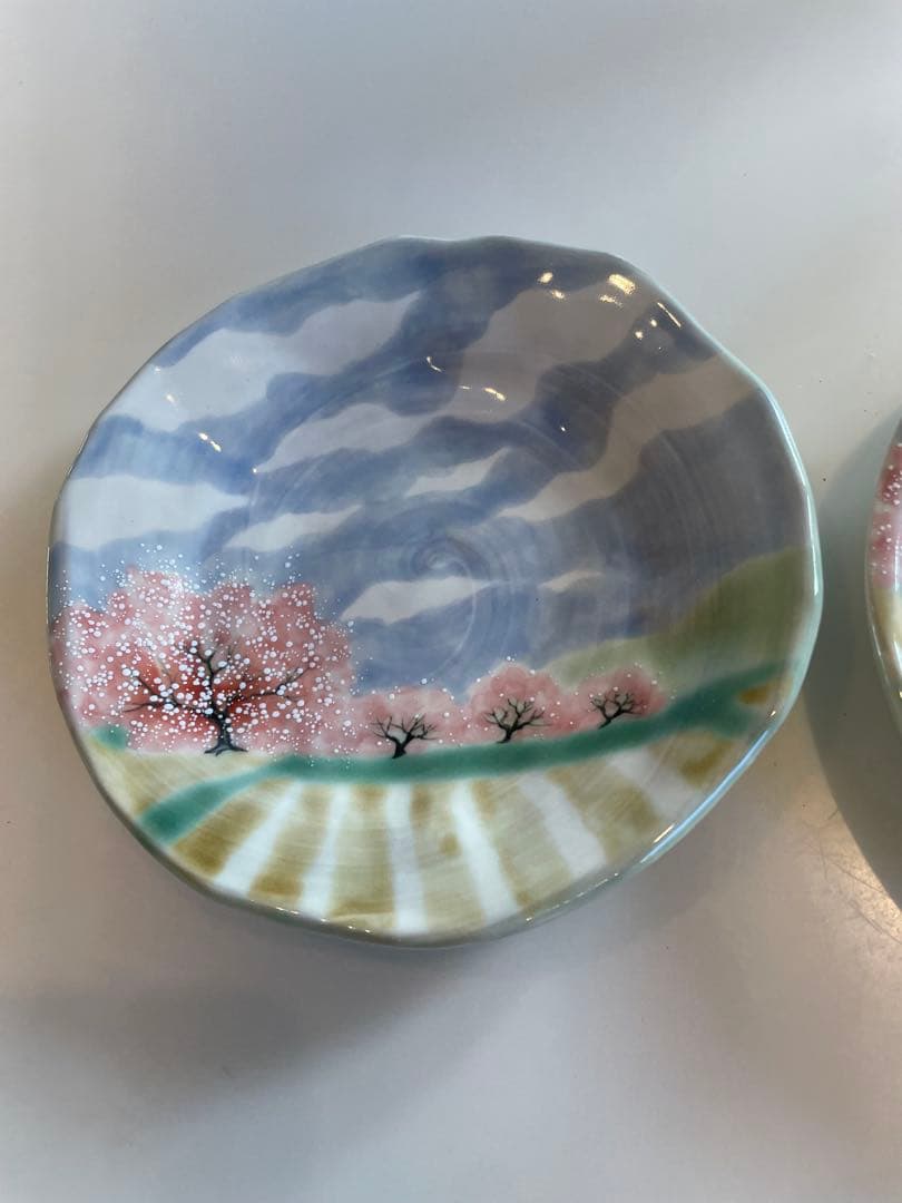 陶葊　陶あん　皿　2枚セット 京焼 清水焼 白掛五草花楕円皿揃え 陶あん : 松韻堂 Yahoo!店 - 通販