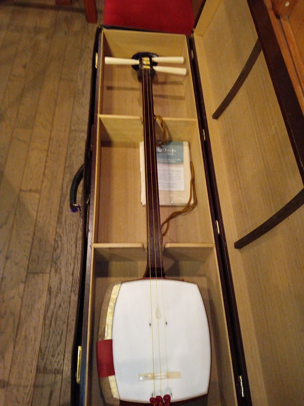 高級津軽三味線 【金細二本溝子持ち綾杉胴】 | My Site 1