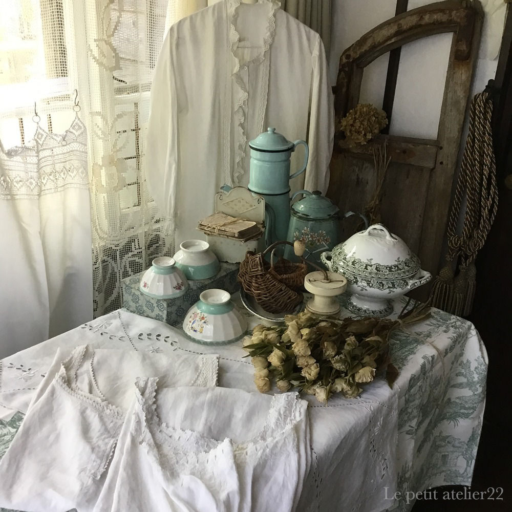 フランス アンティーク パニエ バスケット18 cm | Le petit atelier 22