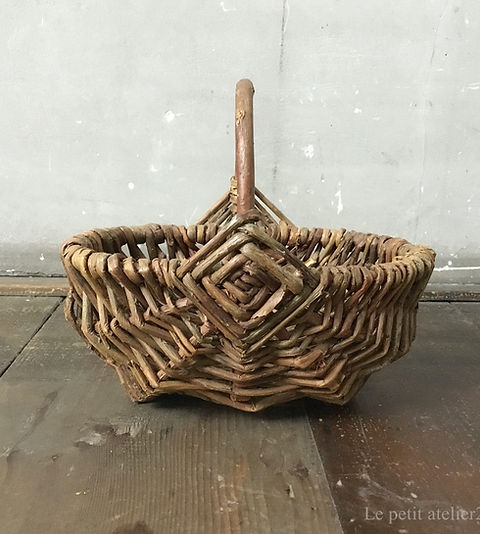 フランス アンティーク パニエ バスケット18 cm | Le petit atelier 22