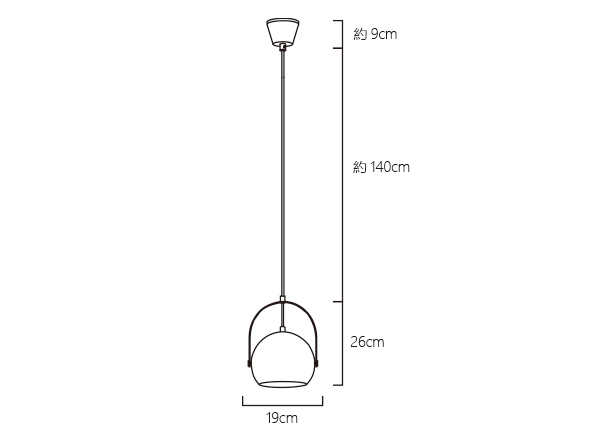 FRANDSEN ball handle pendant / フランゼン ボールハンドル
