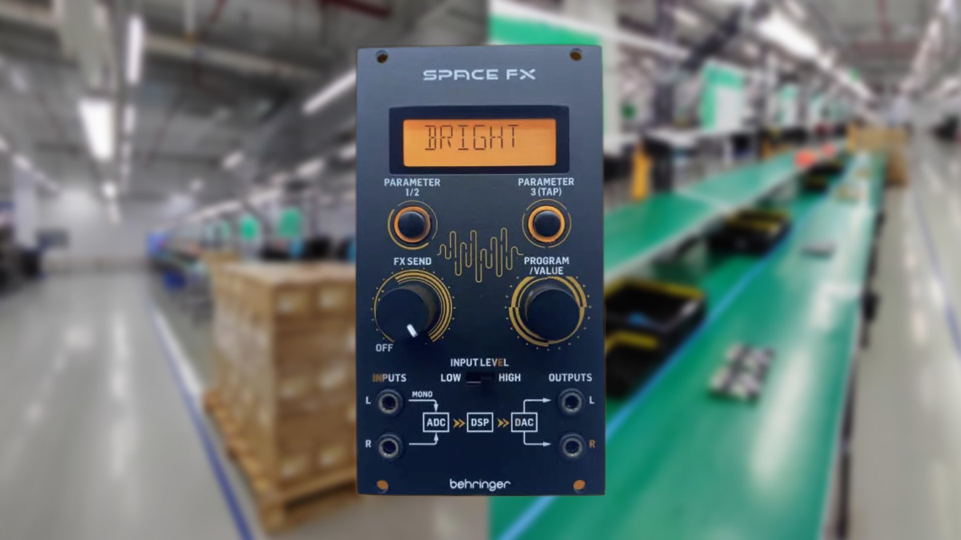 Behringer SPACE FX, a $49 digital effects module for Eurorack